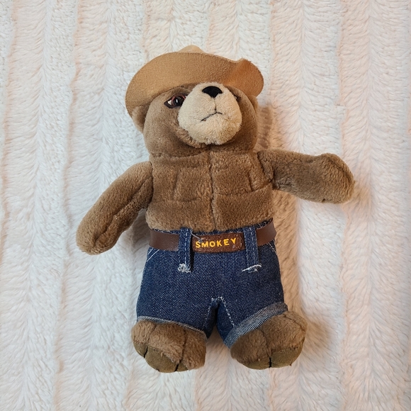 Vintage 1997 Smokey The Bear Plus Stuffed Animal